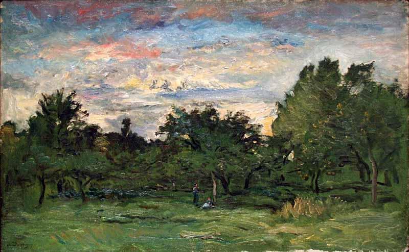 Charles-Francois Daubigny Landscape oil painting image